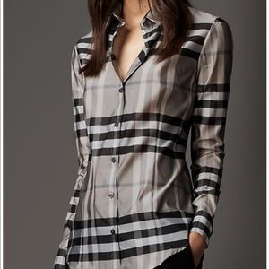 Burberry women’s tailored button down